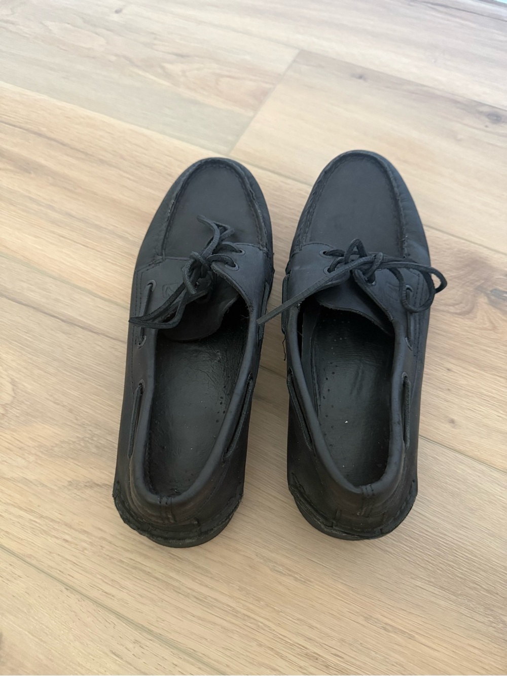 Sperry Black Men's Moccasin Boat Shoes